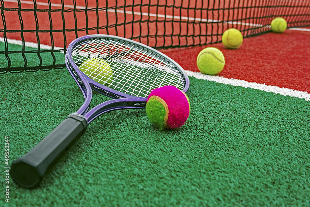 Tennis Balls & Racket-2