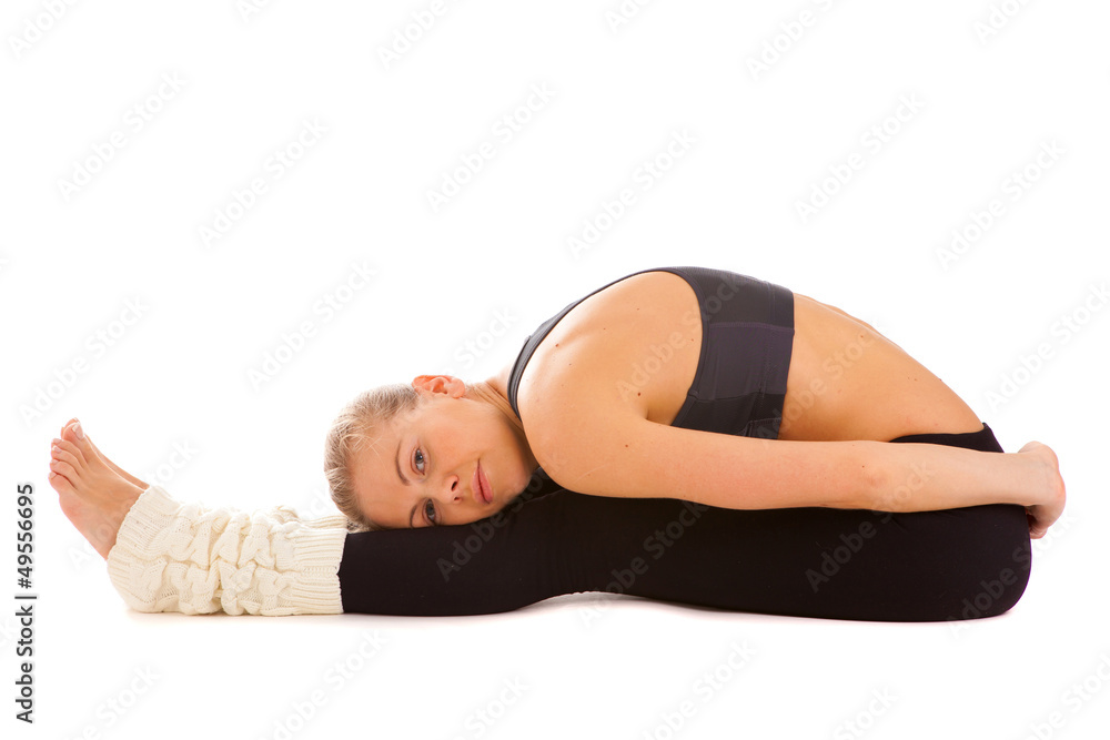 yoga, isolated, on white yoga, isolated, on white