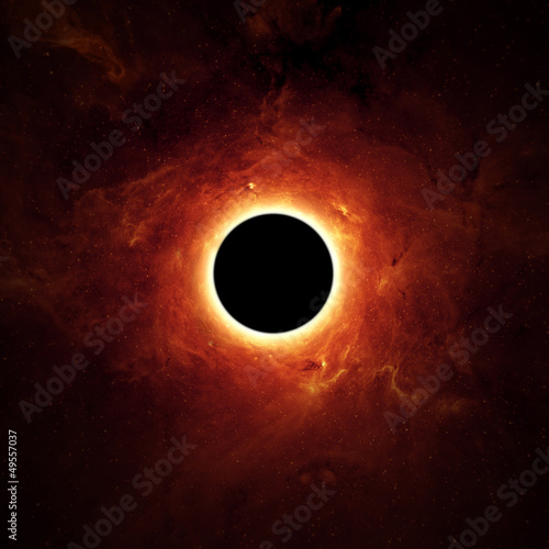 Full eclipse, black hole