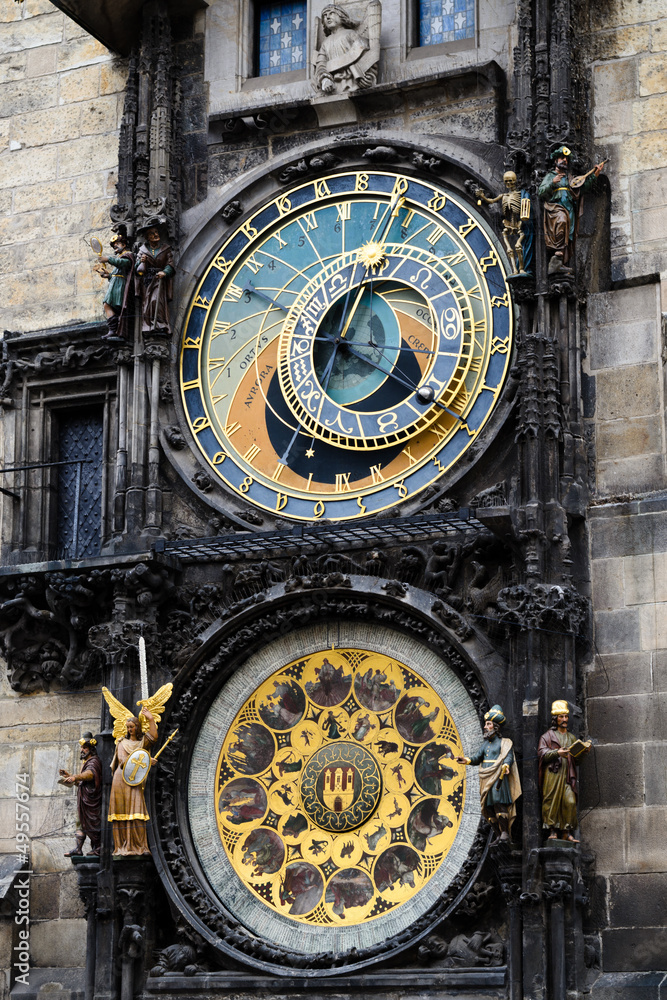 Obraz premium Astronomische Uhr