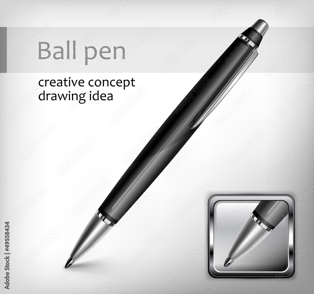 Pen, creative concept Pen, creative concept