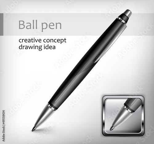 Pen, creative concept