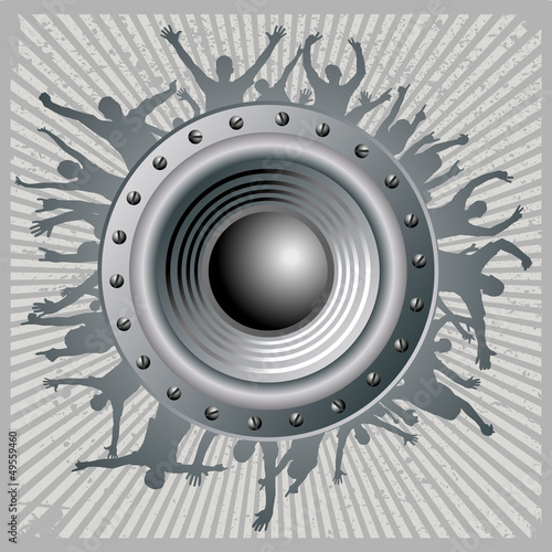 Music event background