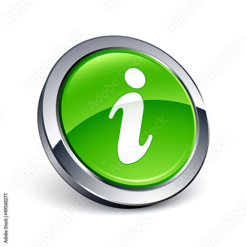 icône bouton internet information