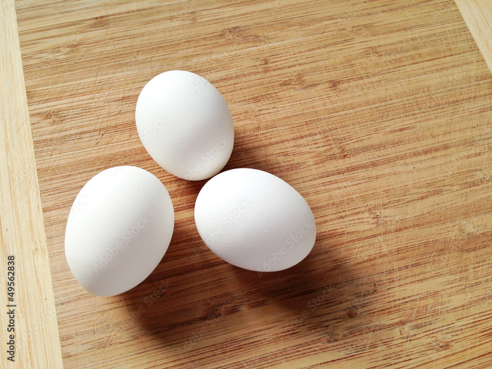 Three Hard Boiled Eggs