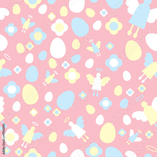 Easter angels texture