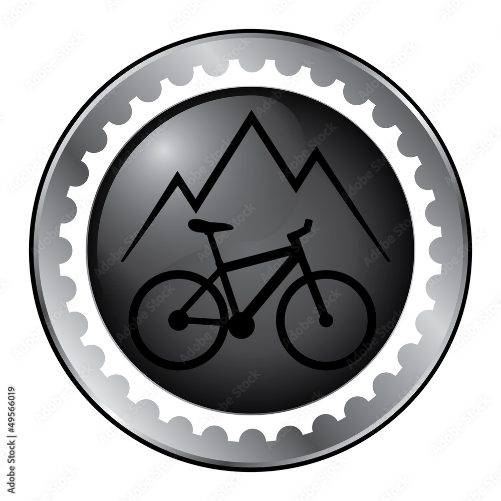 Fototapeta premium Badge biking