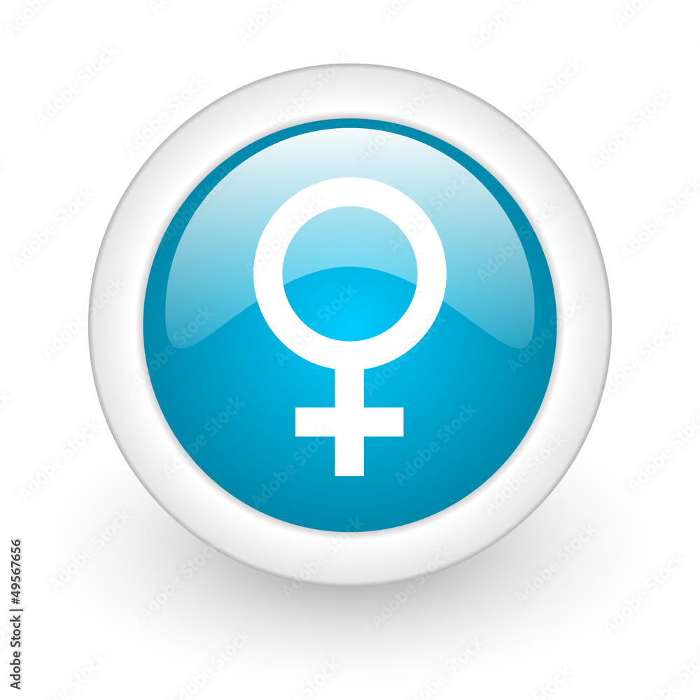 sex blue circle glossy web icon on white background sex blue circle glossy web icon on white background