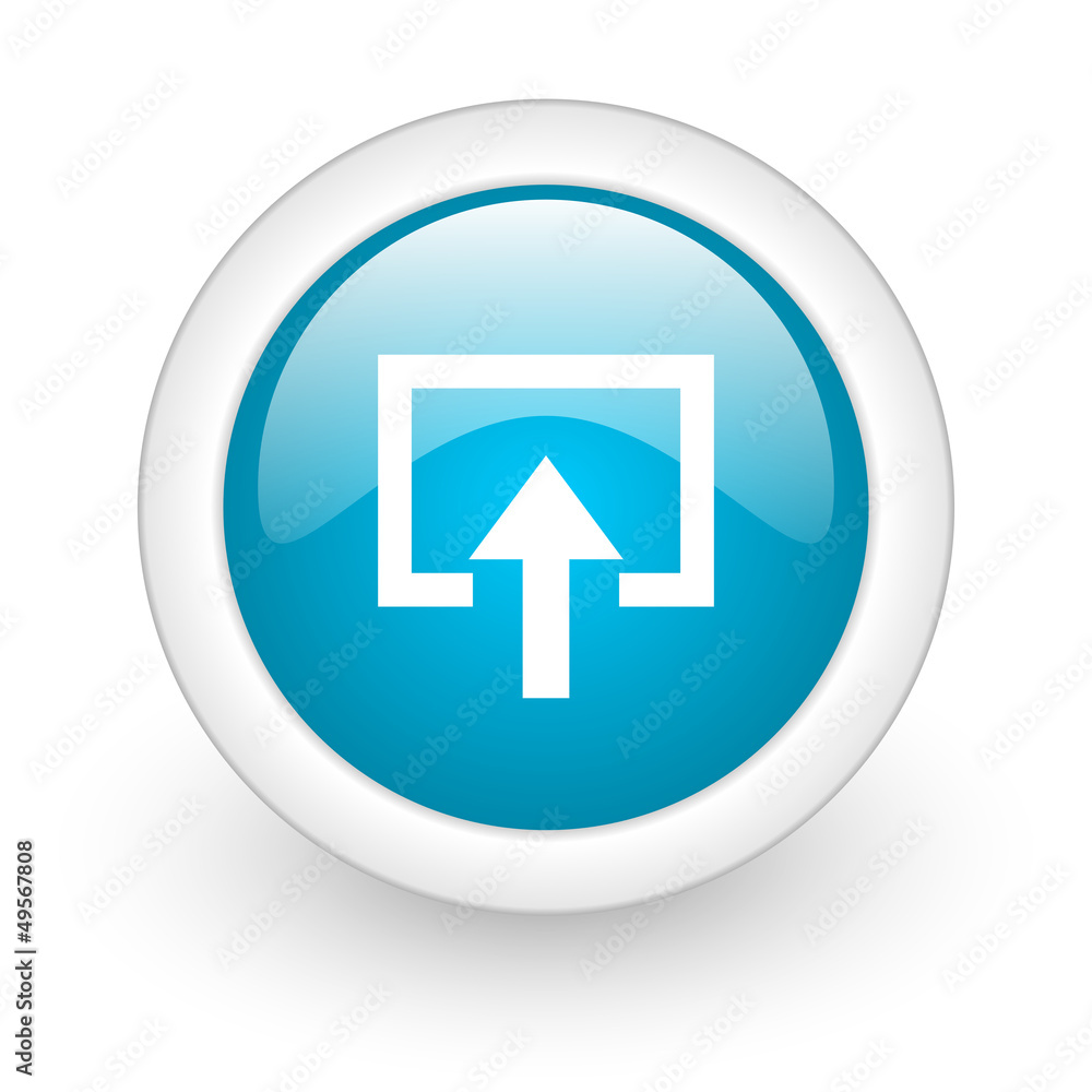 enter blue circle glossy web icon on white background enter blue circle glossy web icon on white background