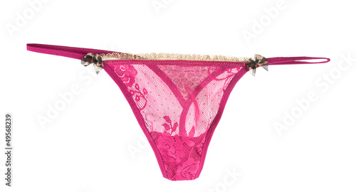 Plakat w ramie Pink thong with bows