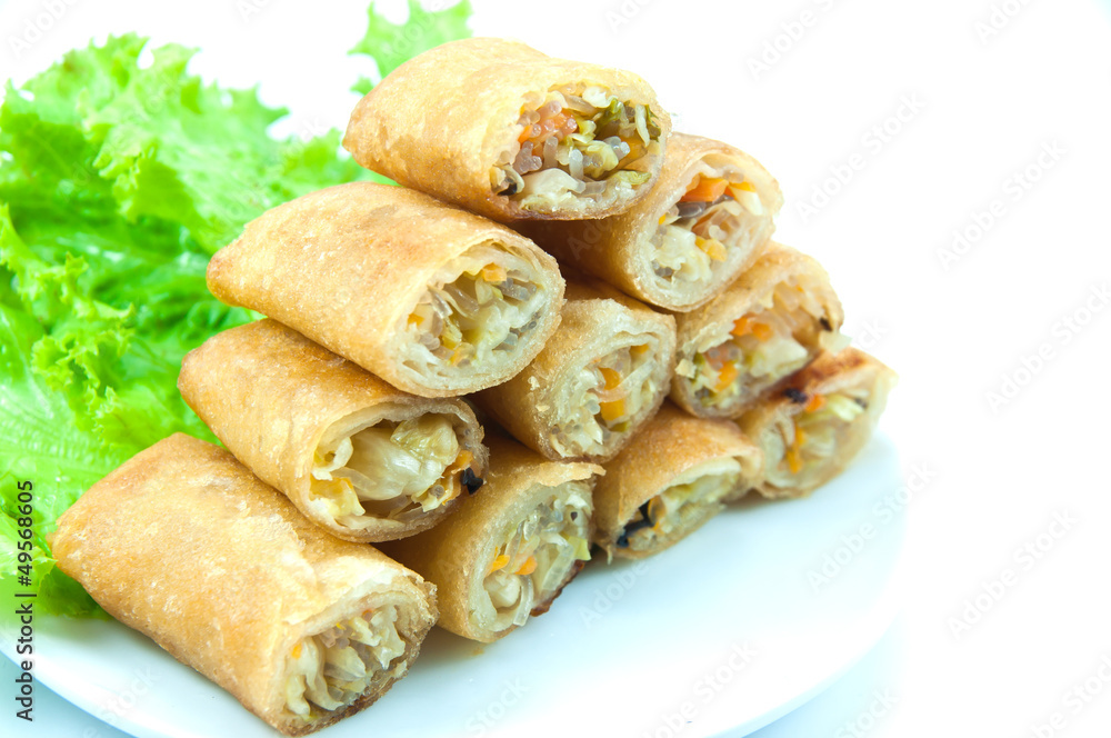 Spring roll is a appertizer food and veri delicious