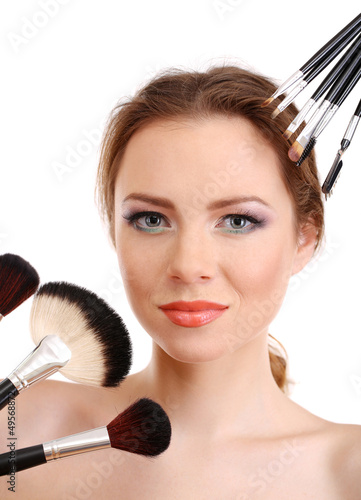portrait of beautiful woman...