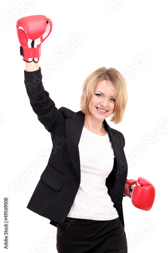 Young beautiful business wo...