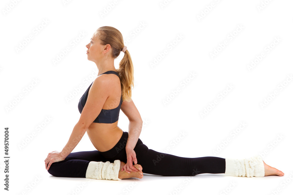 yoga, isolated, on white yoga, isolated, on white