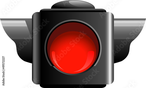 Red traffic light