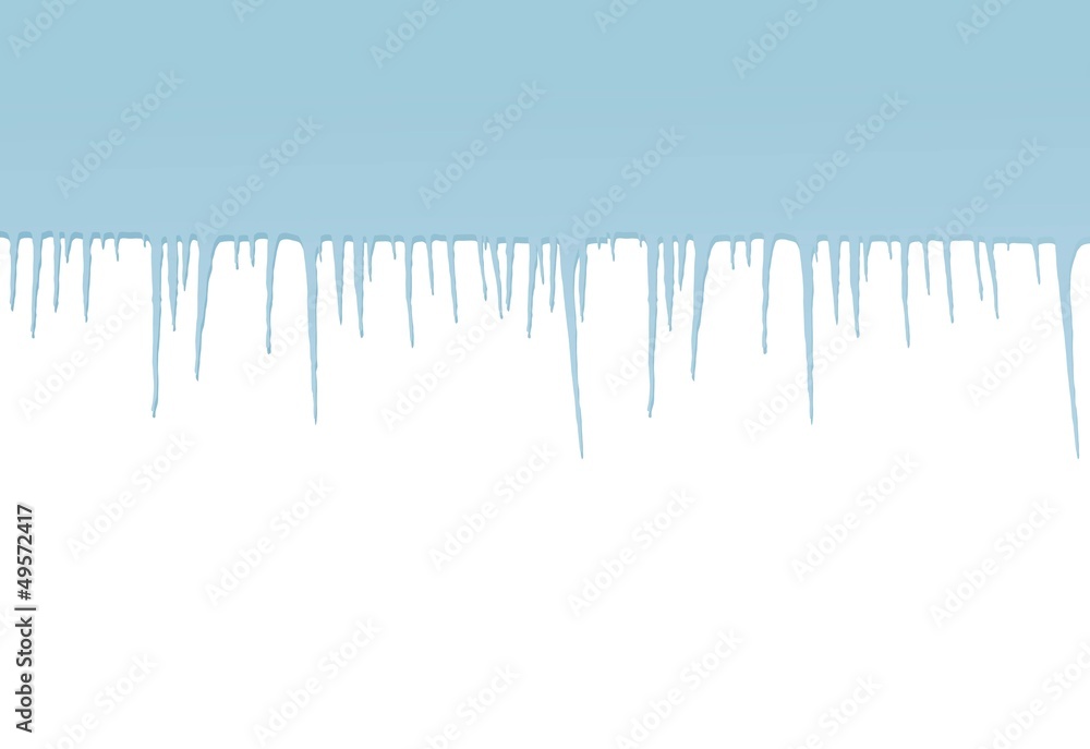 Icicles vector background Icicles vector background
