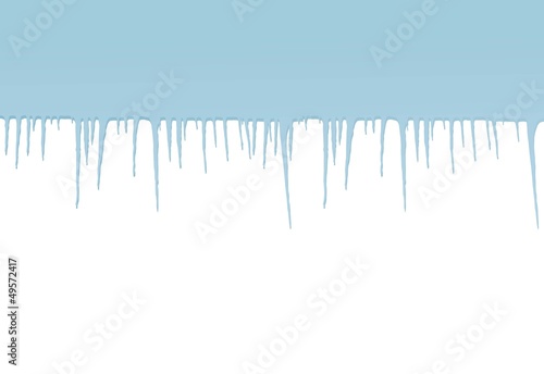 Icicles vector background