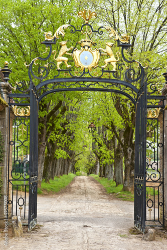 Chateau de Pierreclos in Burgundy photo