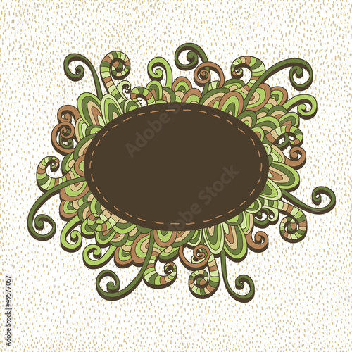 Hand drawn vector card