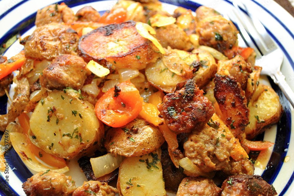 Delicious American Fried Potatoes and Sausage Delicious American Fried Potatoes and Sausage