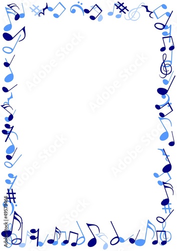 Blue Music frame