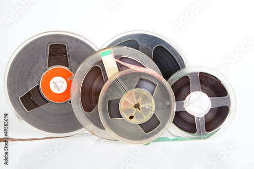 audio magetic reel tape photo