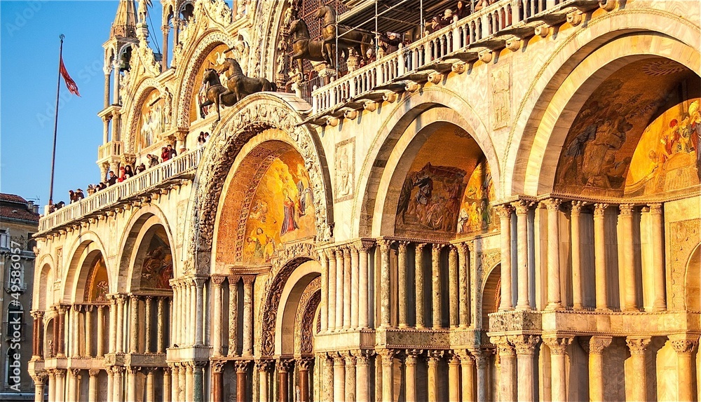 St Mark's Basilica in Venice, Italy.