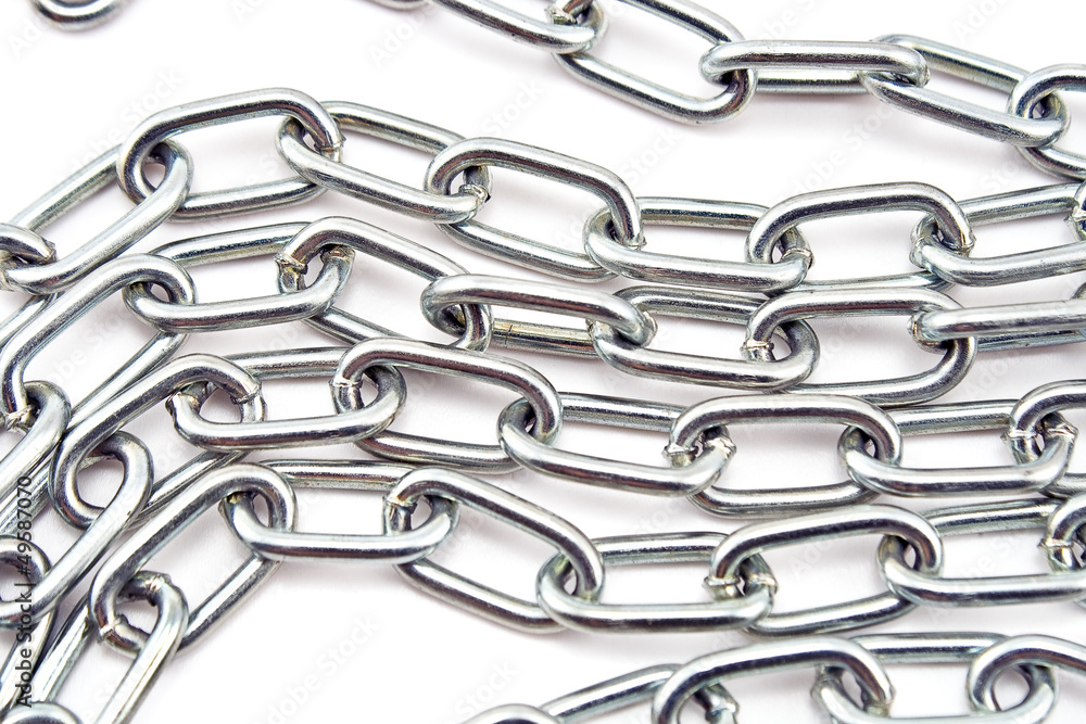 Metal chain background Metal chain background
