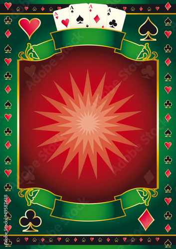 Poker game poster