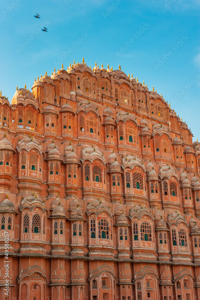 Obraz premium Hawa Mahal, Palace of winds, Jaipur, India
