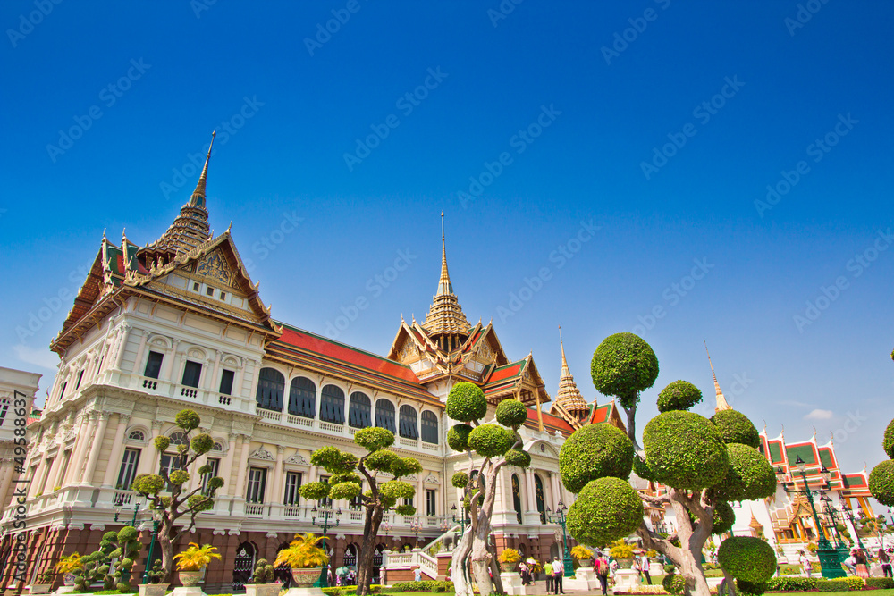 Thai Palace in Bangkok of Thailand