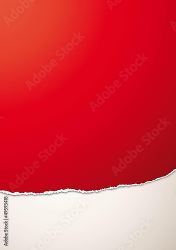 Background paper ripped