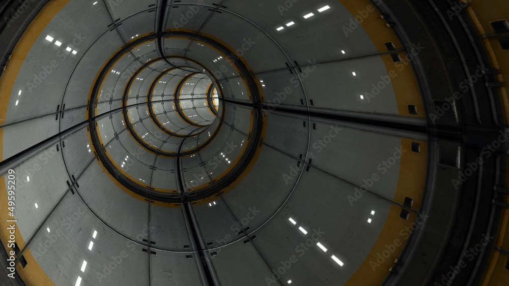 Futuristic Interior. SCIFI. Science Fiction Futuristic Interior. SCIFI. Science Fiction