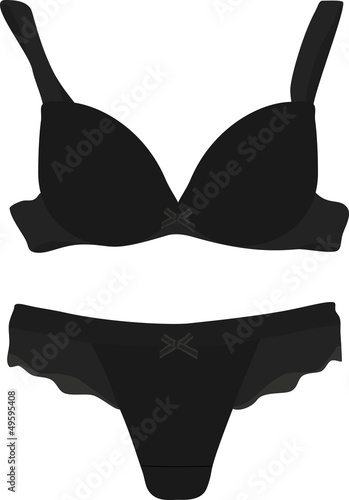 Black underwear