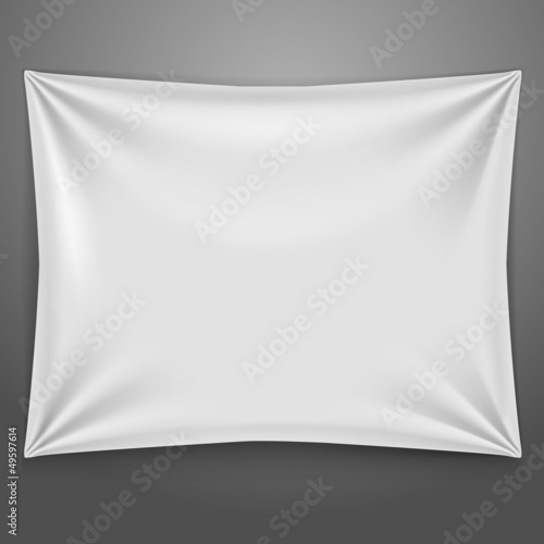 white banner