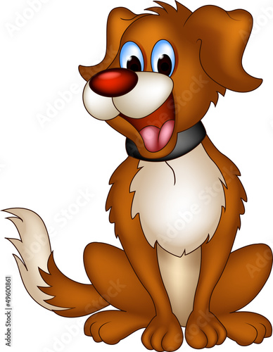 cute dog cartoon