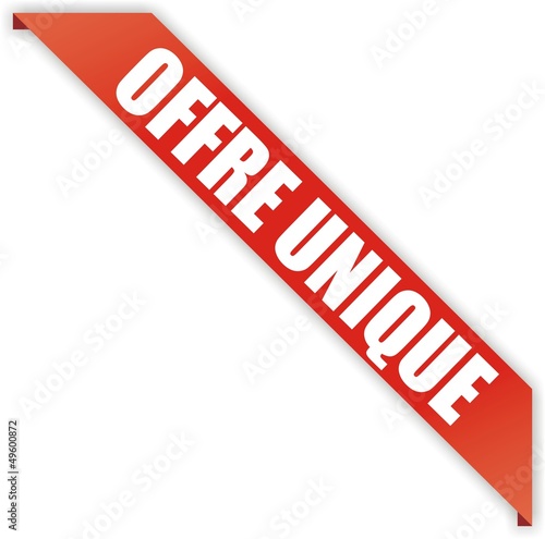 étiquette bordure offre unique