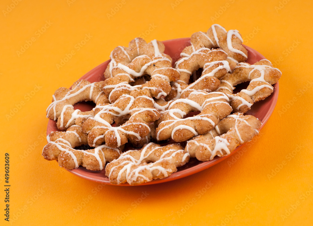 cookie on a plate cookie on a plate