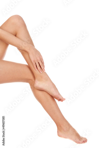 Long pretty woman legs