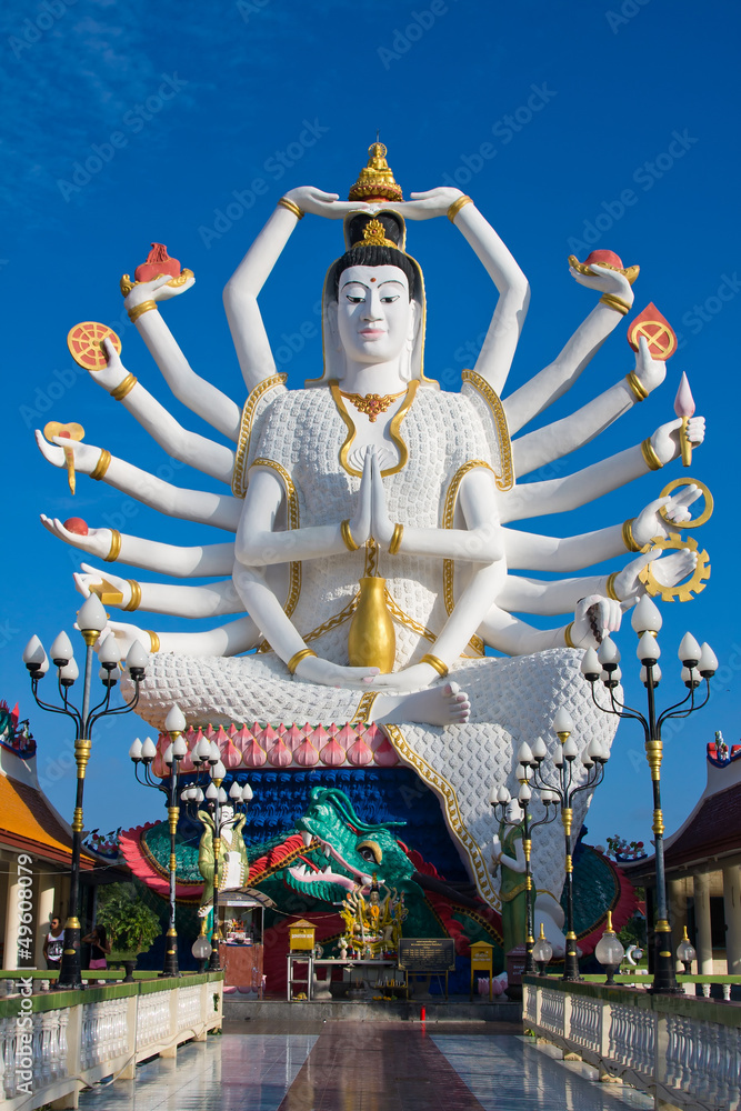 Obraz premium Statue of Shiva on Koh Samui island in Thailand