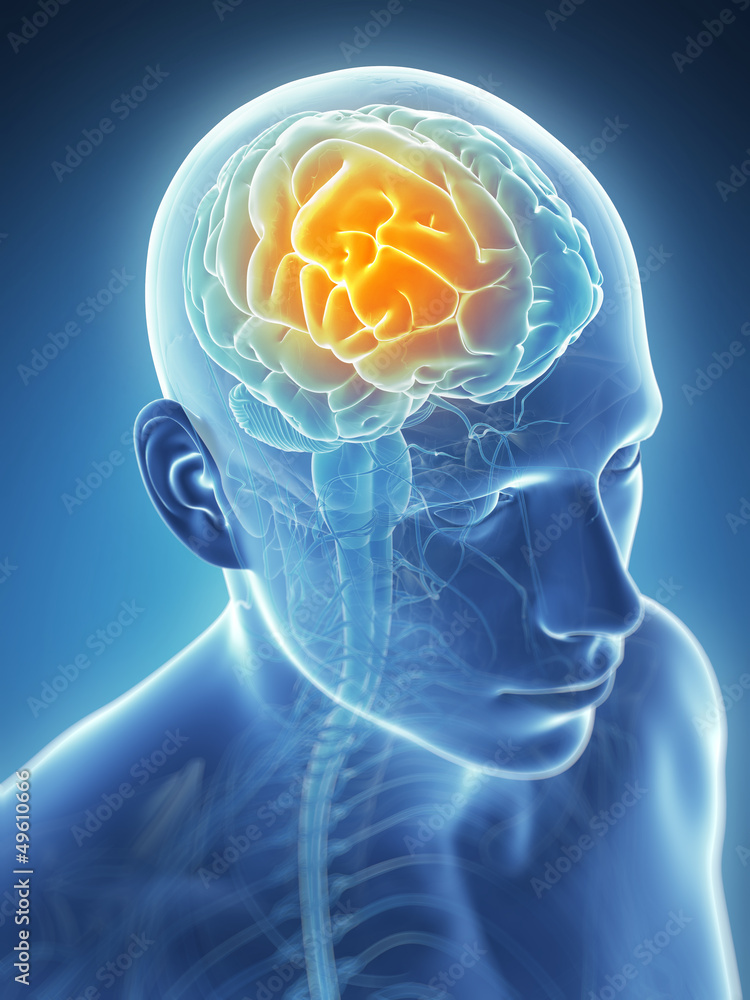 Obraz premium 3d rendered illustration - headache
