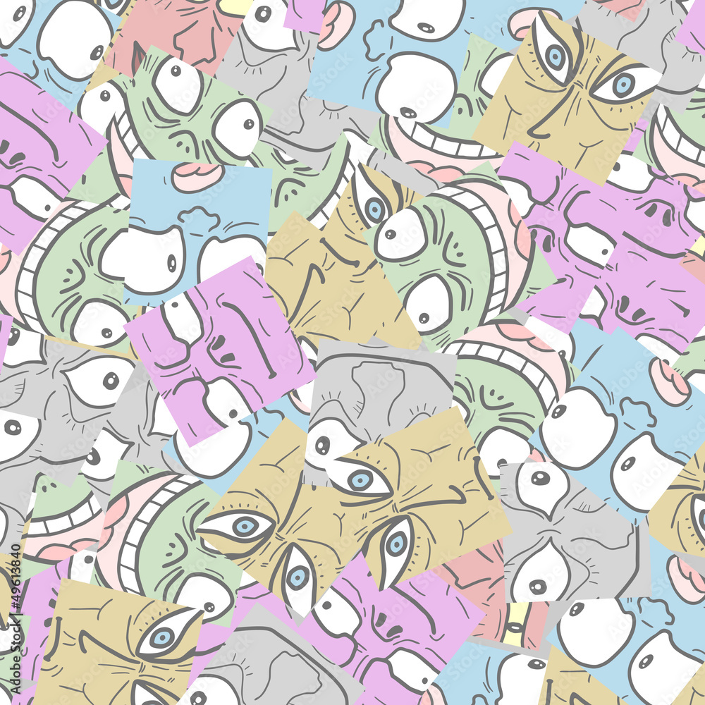 Composition faces Composition faces