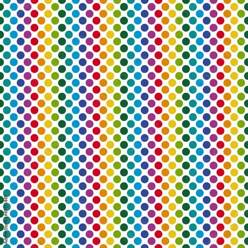 Endlos Hintergrund Punkte bunt