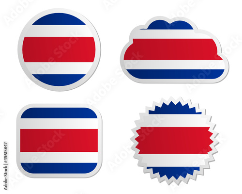 Free Download Fahne Costa Rica Sticker - GFXLoad