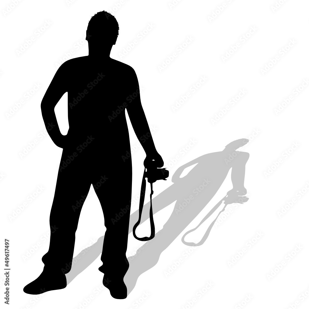 photographer vector silhouette illustration photographer vector silhouette illustration