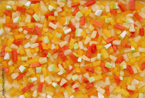 Mixed fruit slices