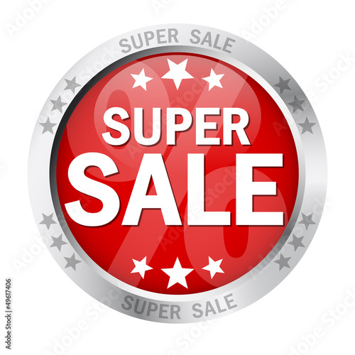 Button " SUPER SALE "