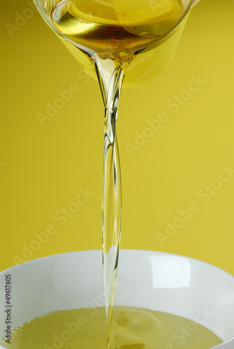 Pouring oil