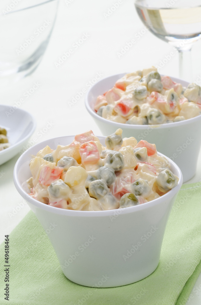 Insalata russa - Russian traditional salad Insalata russa - Russian traditional salad