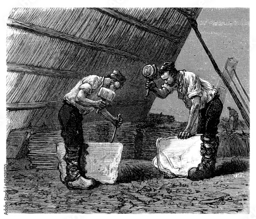Stone Cutters - Tailleurs de Pierre - 19th century